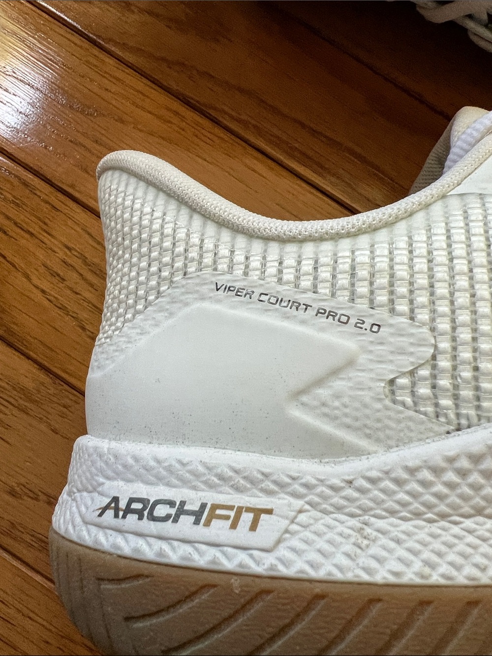 Skechers Viper Court Pro 2.0 - Pickleball Shoes. Mens 13. White gum sole - Picture 3 of 9